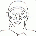 boucher le nez pour compression en plongée
