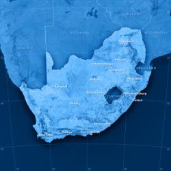 carte afrique du sud