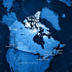 carte du canada